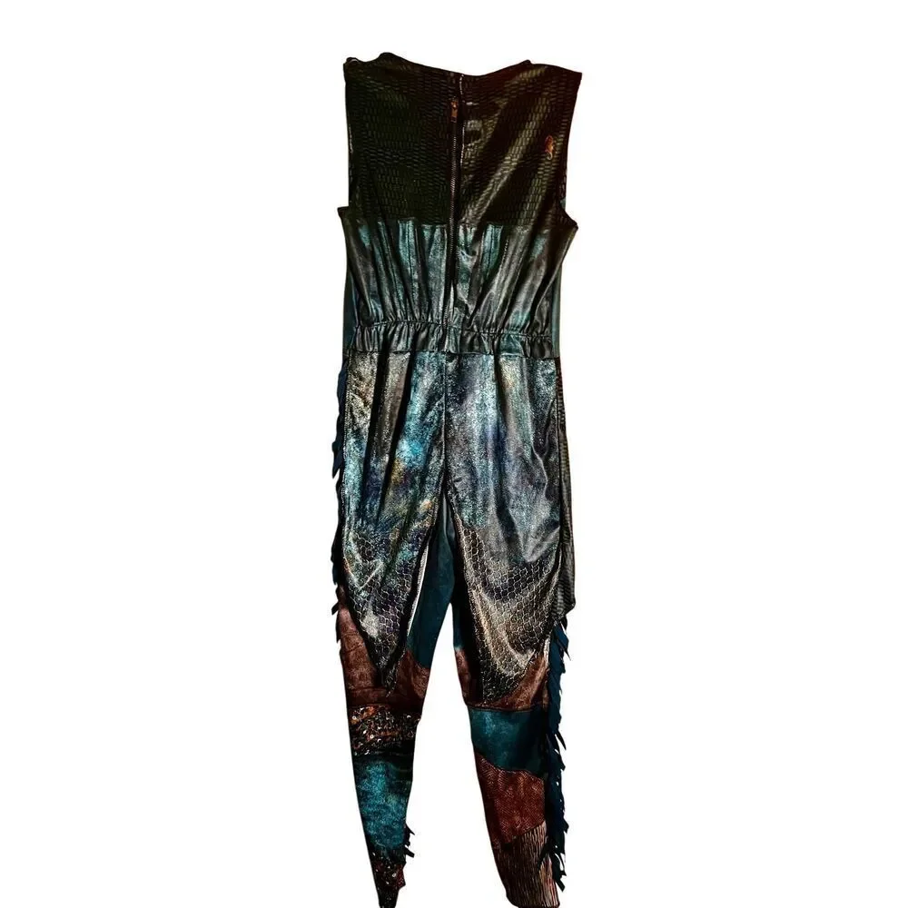 Descendants 3-Uma Costume. 2 pieces - Sleeveless Jumpsuit & Jacket Youth M 7-8